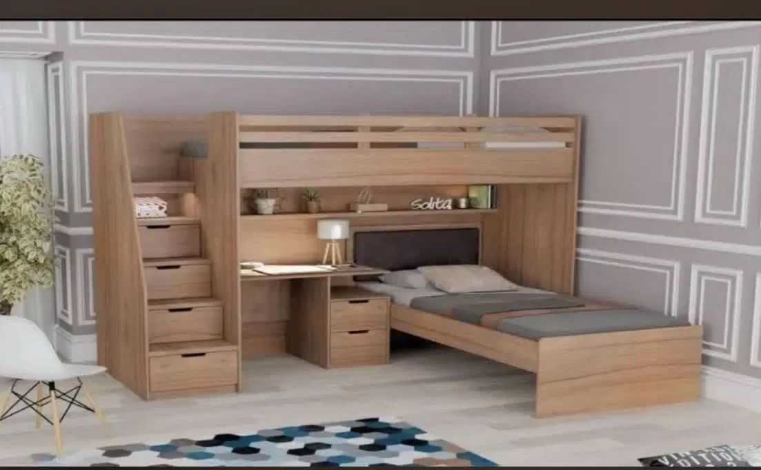 ساخت انواع تخت دو طبقه|تخت و سرویس خواب|قم, قلعه کامکار|دیوار