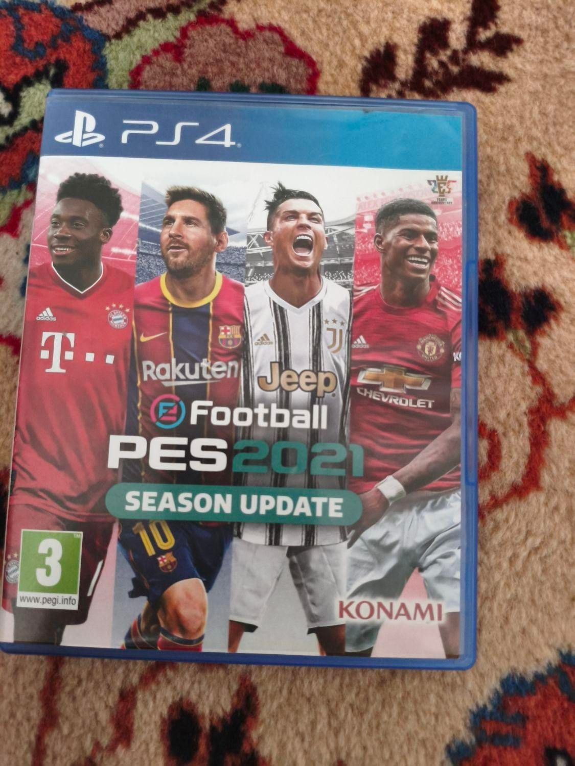 دیسک بازی pes2021برای ps4کاملا تمیز وبدون خط وخش|کنسول، بازی ویدئویی و آنلاین|پارس‌آباد, |دیوار