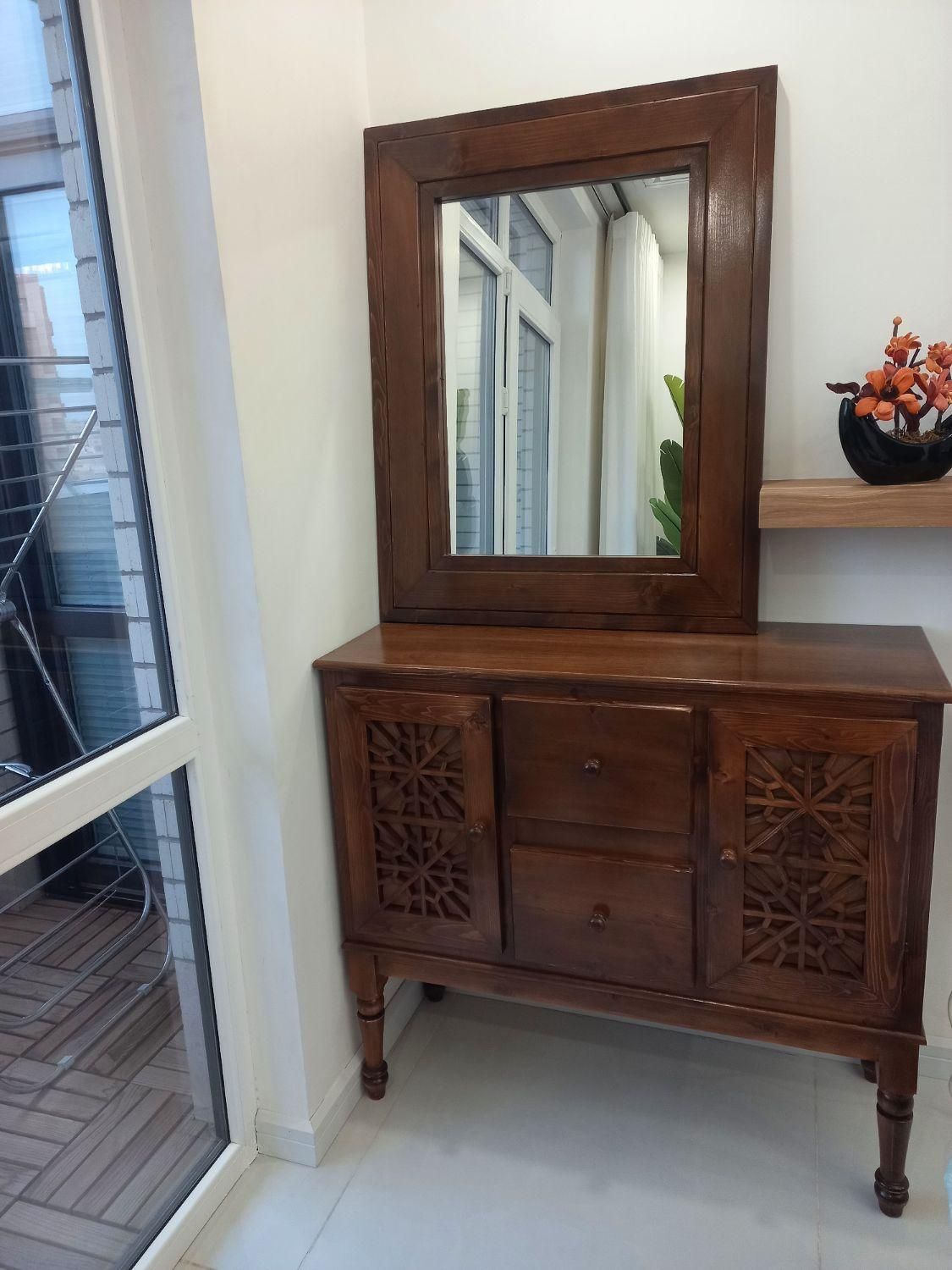 آیینه و کنسول|بوفه، ویترین، کنسول|یزد, |دیوار