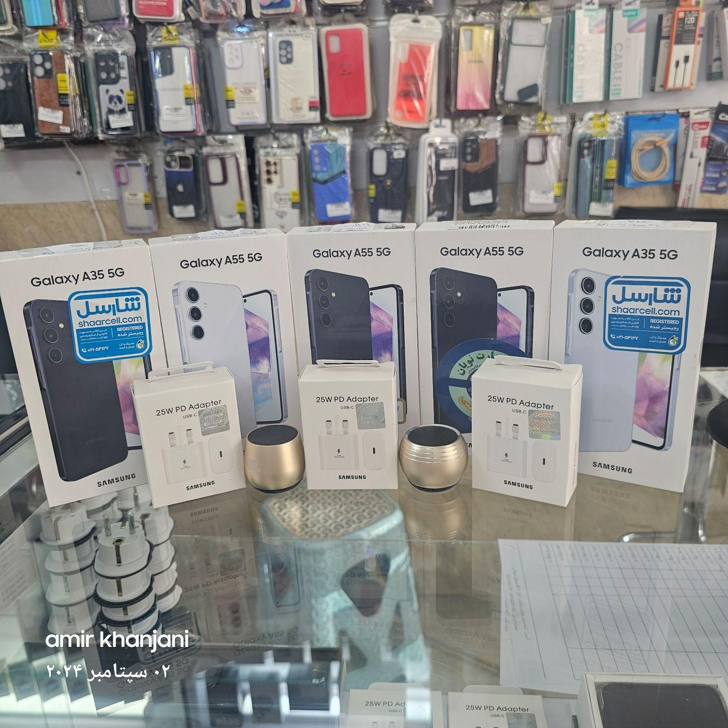 سامسونگ Galaxy A55 ۲۵۶ گیگابایت (اقساطی)|موبایل|اسلام‌شهر, |دیوار
