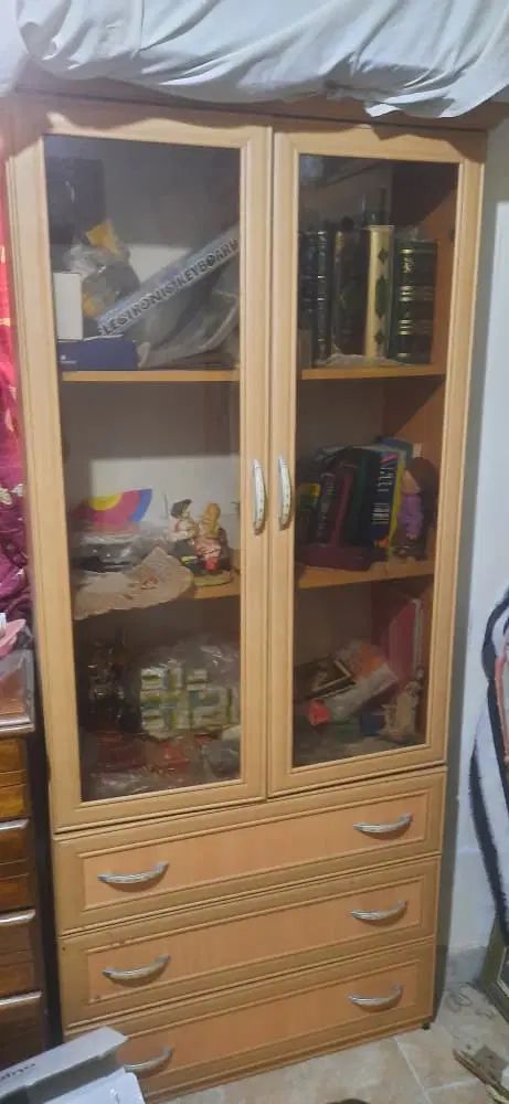 کتابخانه سه کشو|کتابخانه، شلف، قفسه‌های دیواری|کرج, باغستان|دیوار