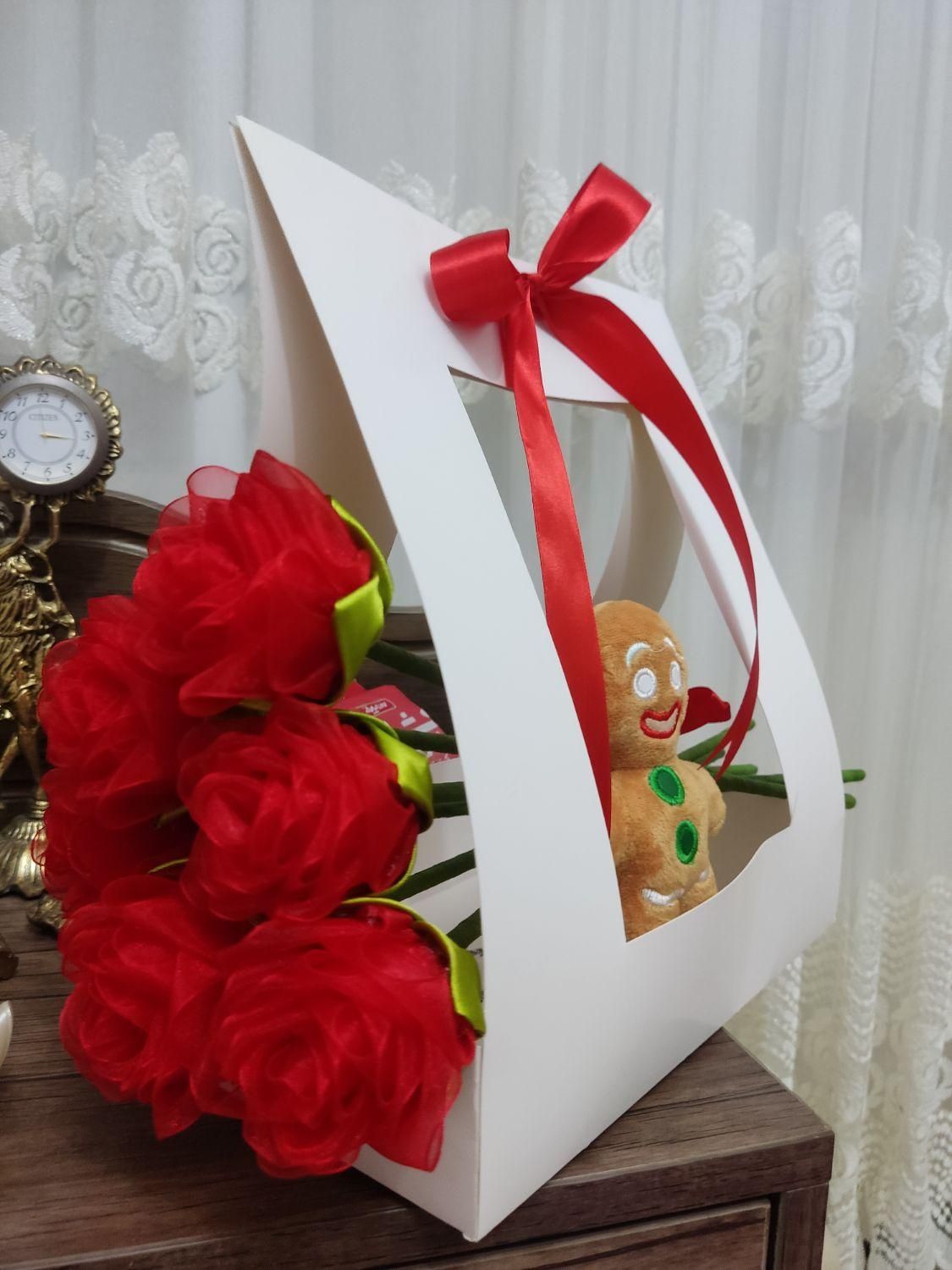 گل رز قابل شستشو شش شاخه قرمز|گل مصنوعی|تهران, تهرانپارس غربی|دیوار