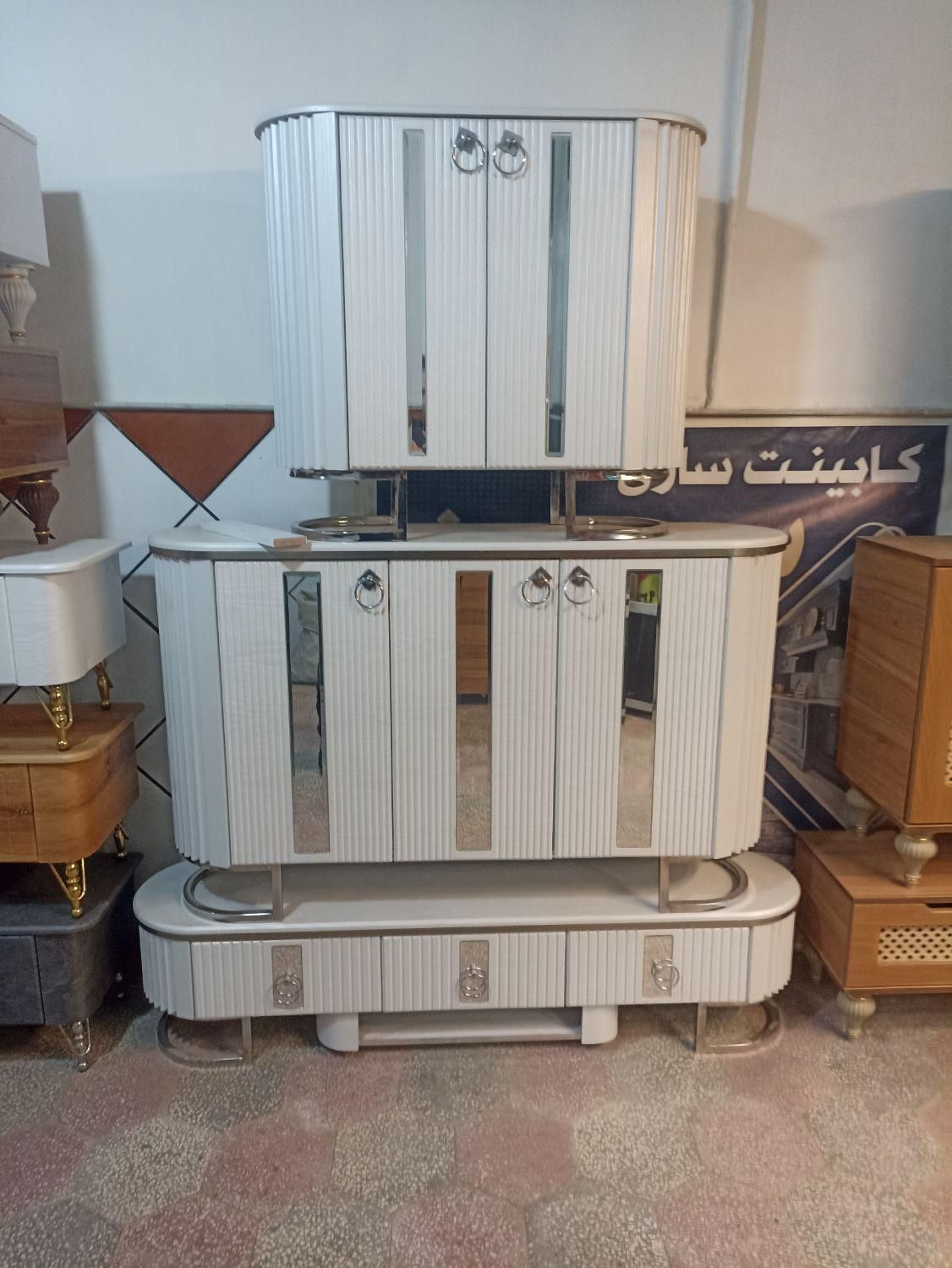 ست آینه کنسول|بوفه، ویترین، کنسول|خرمدره, |دیوار