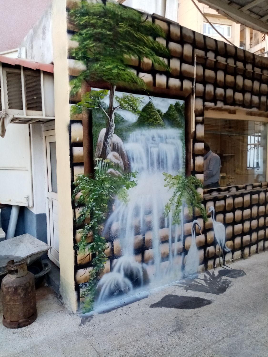 رنگ آمیزی دیوار،درب،پنجره ونقاشی روی دیوار|خدمات پیشه و مهارت|اهواز, پادادشهر|دیوار