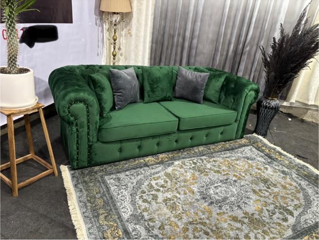 مبل چستر فیلد سبز|مبلمان خانگی و میز عسلی|تهران, یافت آباد جنوبی|دیوار