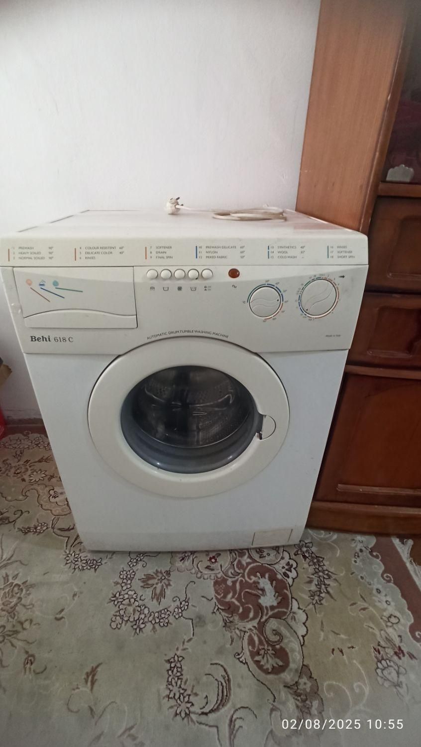 لباسشویی بهی ایتالیا Behi 618c|ماشین لباسشویی و خشک‌کن لباس|اصفهان, باغ زیار|دیوار