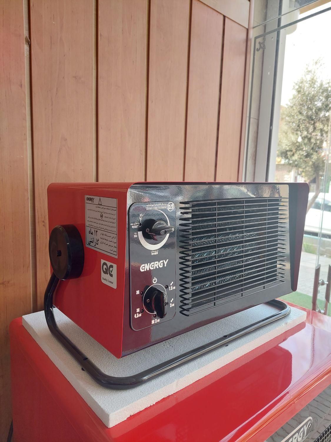 هیتر بخاری تکفاز فن دار انرژی|بخاری، هیتر، شومینه|یزد, |دیوار