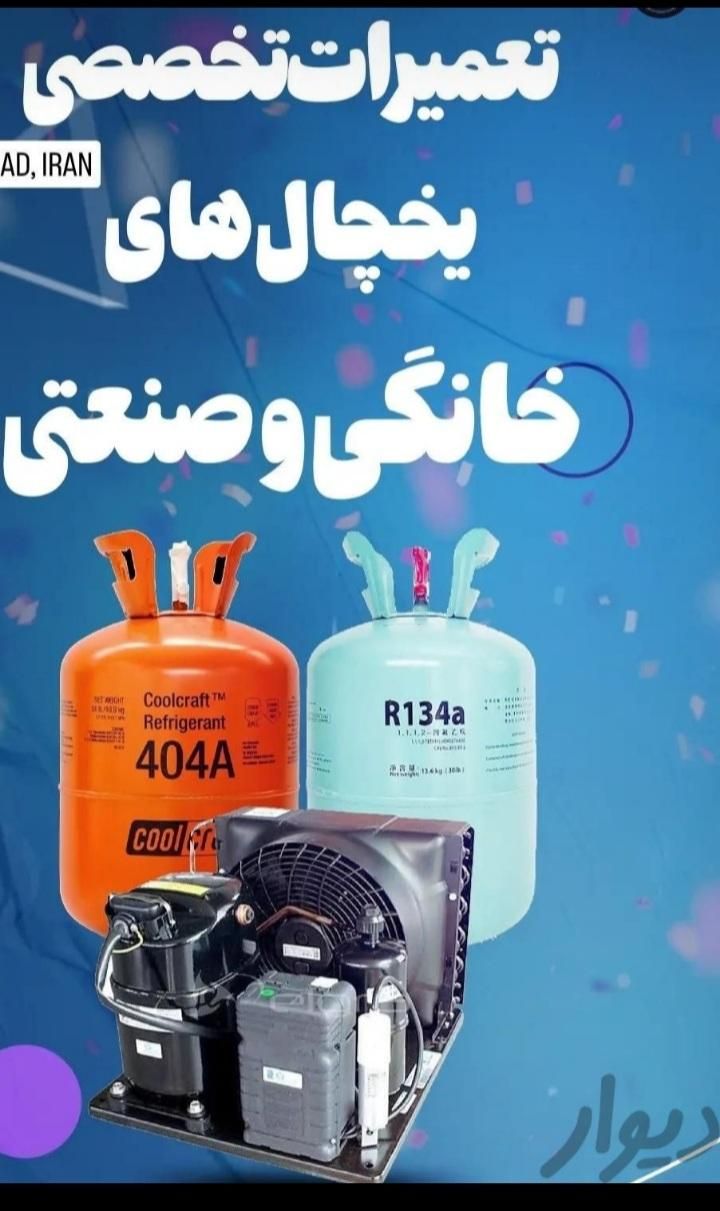 تعمیرتخصصی انواع یخچال فریزر خانگی ۰صنعتی در محل|خدمات پیشه و مهارت|بندر انزلی, مسکن مهر|دیوار