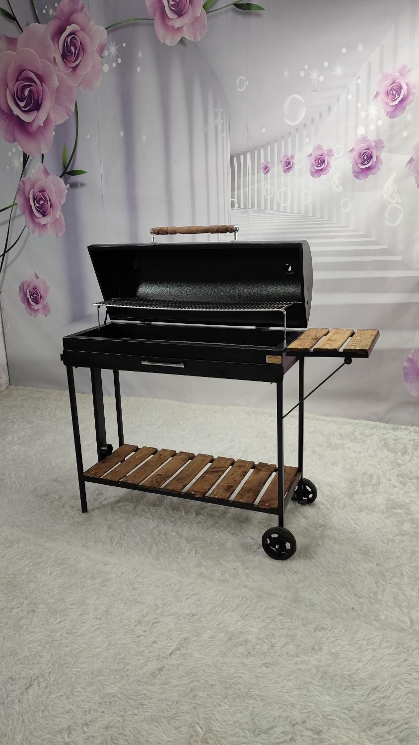 باربیکیو و کباب پز 100 سانتی ذغالی کلاسیک|اجاق گاز و لوازم برقی پختوپز|شبستر, |دیوار