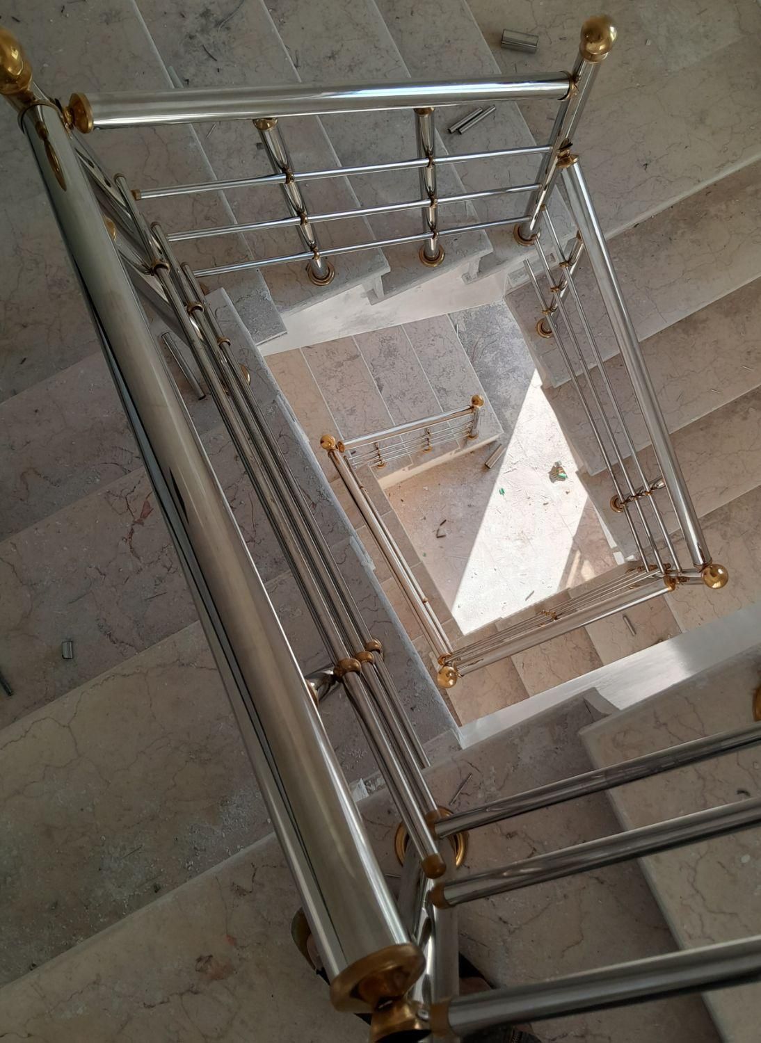 نرده استیل راه پله و تراس|خدمات پیشه و مهارت|کوهدشت, |دیوار