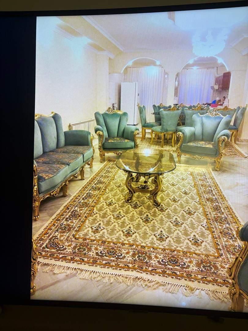 مبلمان ۷ نفره رنگ آبی درباری|مبلمان خانگی و میز عسلی|تهران, کاشانک|دیوار