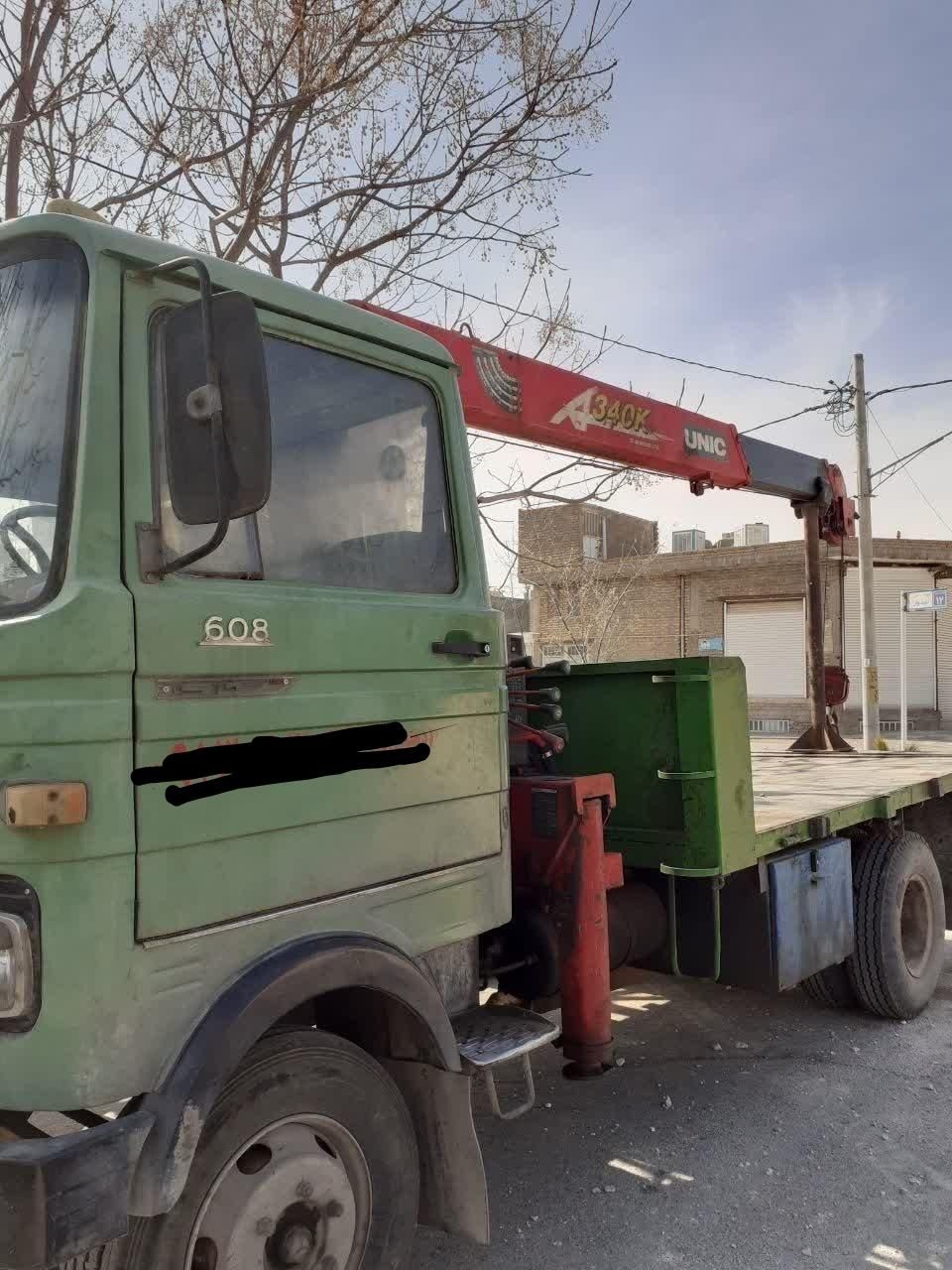 خدمات جرثقیل خاور۳تن بصورت شبانه روزی|خدمات حمل و نقل|یزد, |دیوار