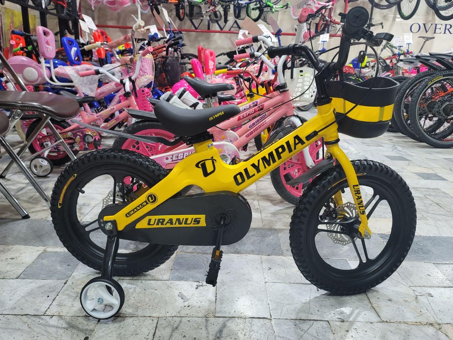 دوچرخه سایز ۱۶ المپیا تنه منیزیوم|دوچرخه، اسکیت، اسکوتر|قزوین, |دیوار