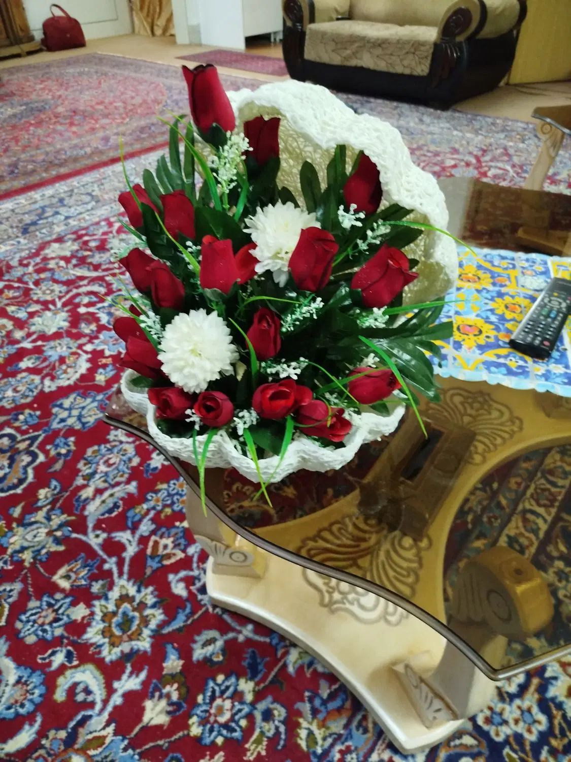 گل مصنوعی رز نو|گل مصنوعی|اصفهان, رسالت|دیوار