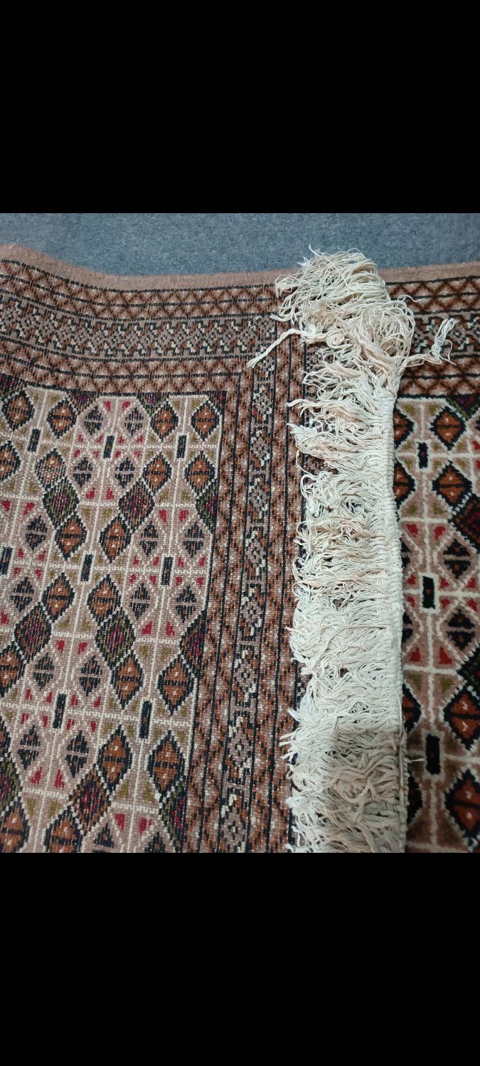 قالیچه دستباف ترکمنی 3 متری|فرش|گرگان, |دیوار
