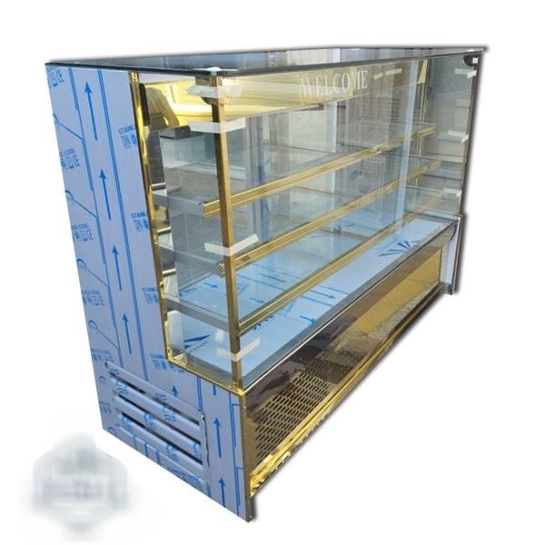 فروش یخچال ویترینی آکواریومی طلایی و زیر ترازو نو|فروشگاه و مغازه|اردبیل, |دیوار