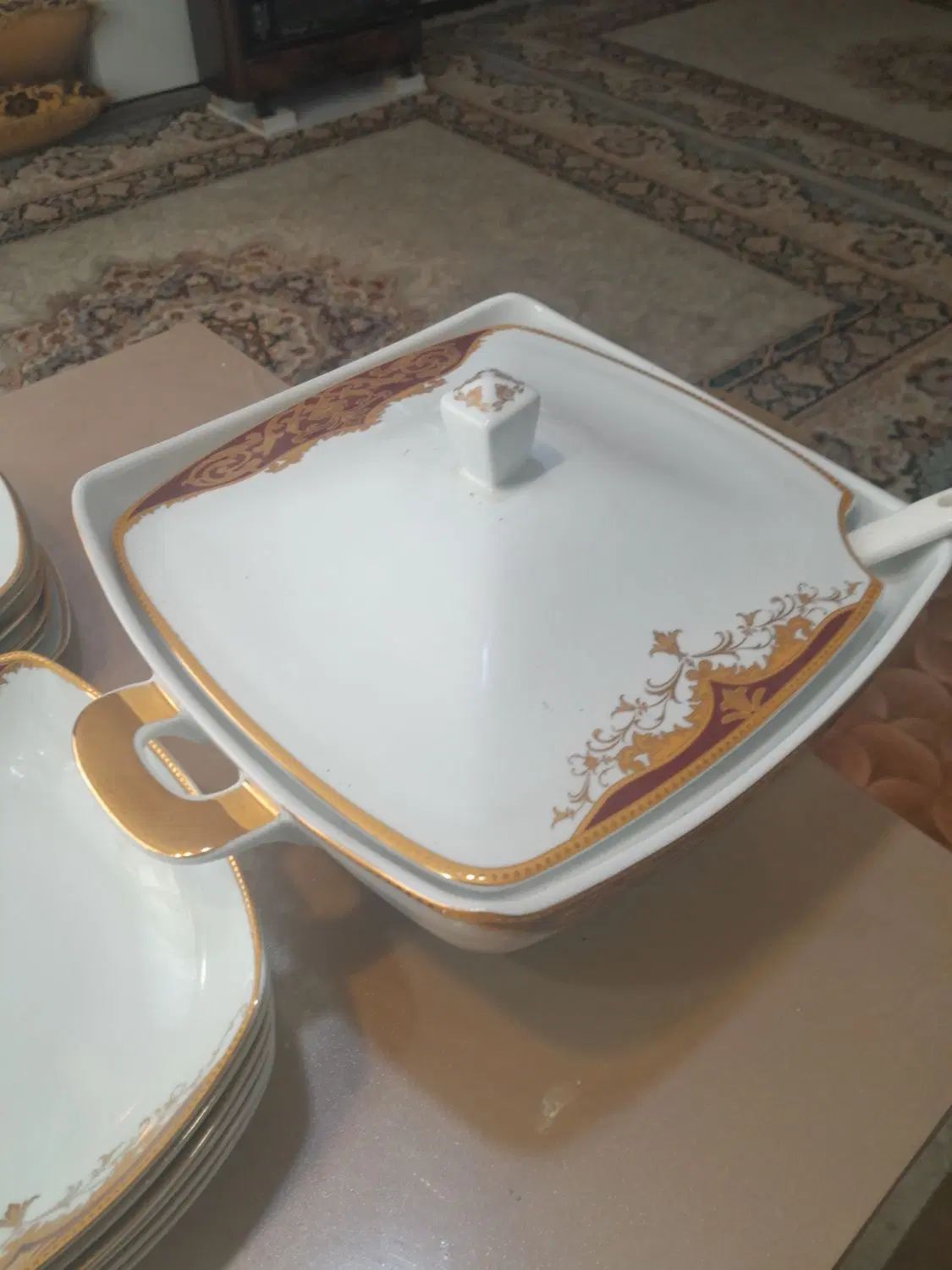 سرویس چینی شش نفره|ظروف سرو و پذیرایی|اصفهان, ولدان|دیوار