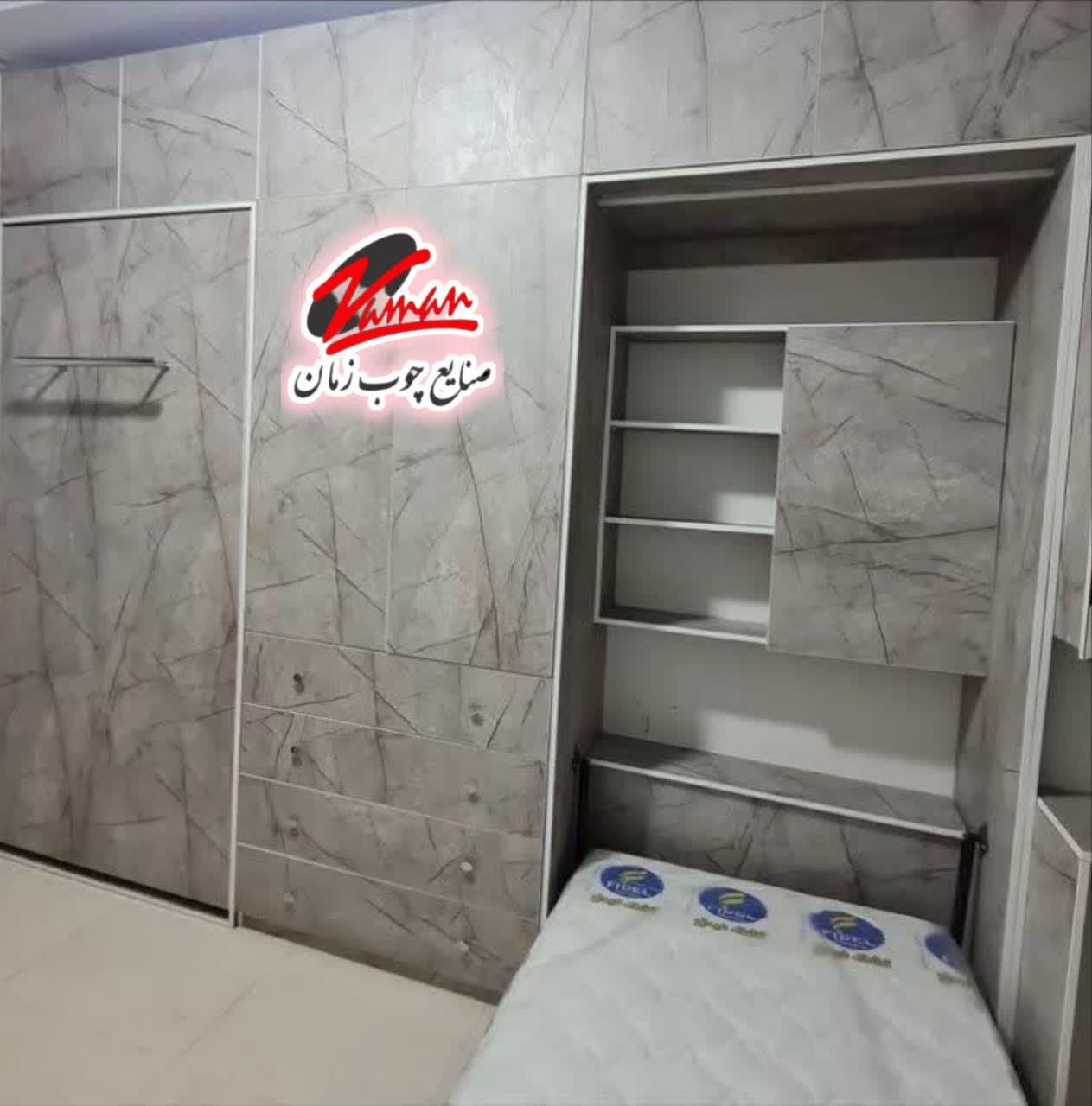 کمد دیوادی تخت خوابشو کد 124 آرشا|جاکفشی، کمد، دراور|تهران, بلوار کشاورز|دیوار