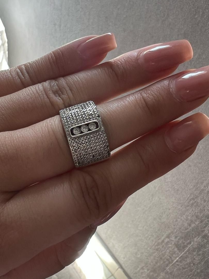 انگشتر نقره فول نگین ایتالیای شیک|بدلیجات|تهران, افسریه شمالی|دیوار