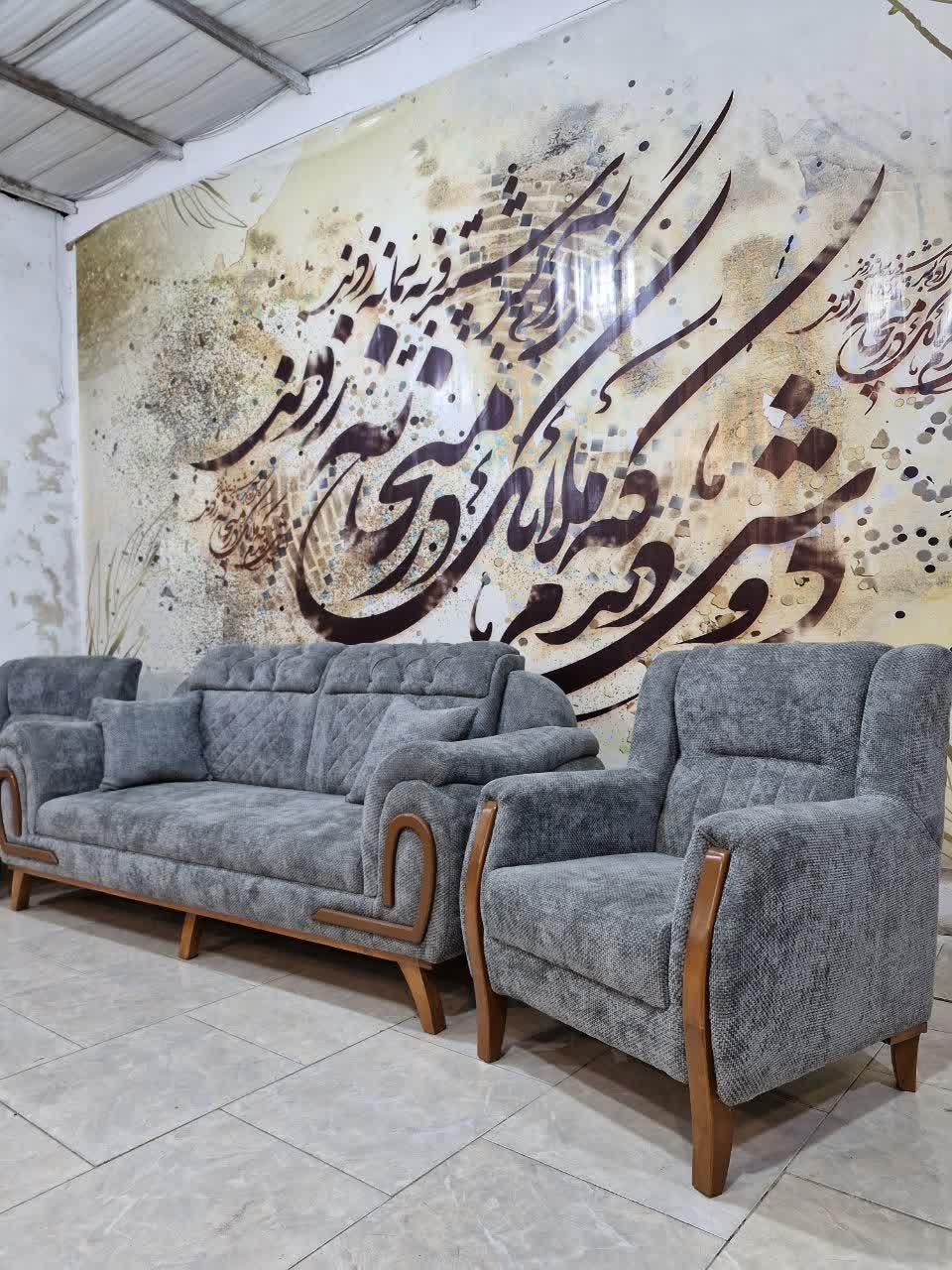 مبل هشت نفره آراد|مبلمان خانگی و میز عسلی|قائم‌شهر, |دیوار
