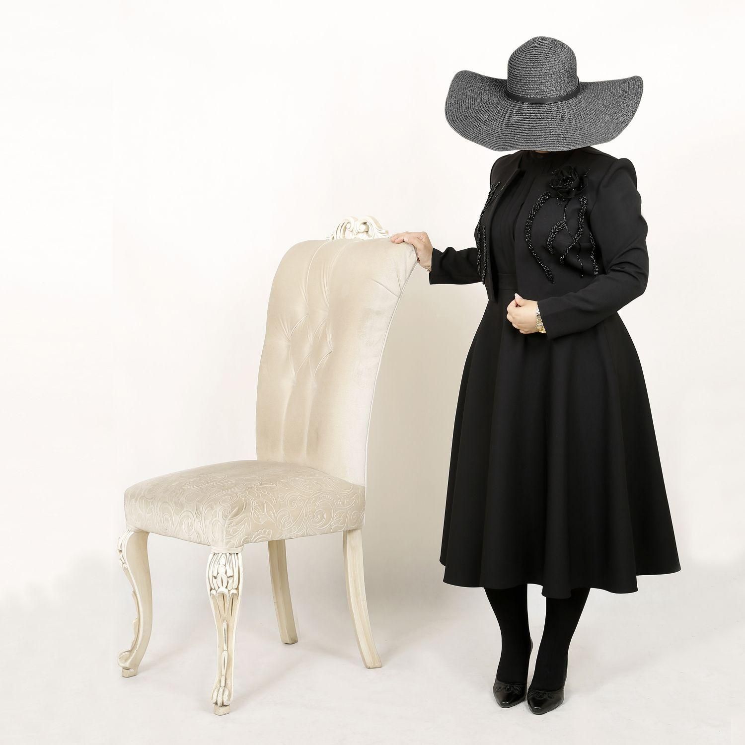 کت کراپ های مشکی مجلسی جواهردوزی شده|لباس|مشهد, عامل|دیوار