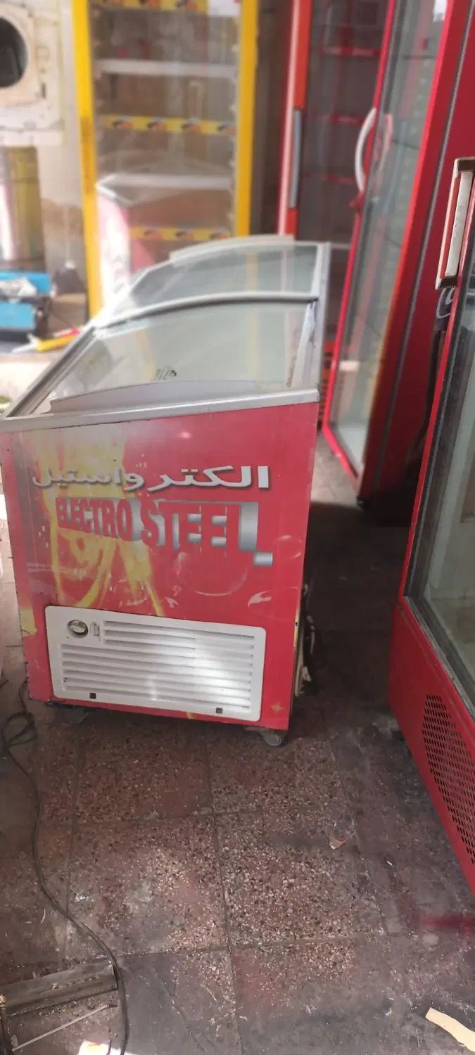 فریزر بستنی فریزر صندقی  یخچال فریزر الکترواستیل|فروشگاه و مغازه|بجنورد, |دیوار