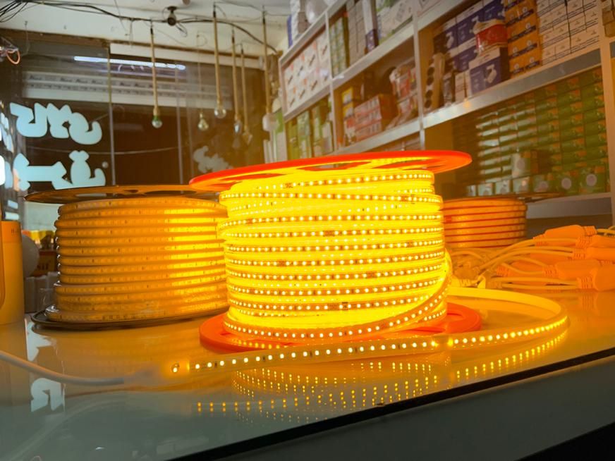 نورمخفی ریسه شلنگی انبه ای|ریسه و چراغ تزئینی|ملایر, |دیوار