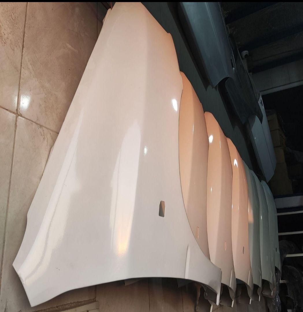 گلگیر و کاپوت پراید رنگ شده سفید|قطعات یدکی و لوازم جانبی|ایلام, |دیوار