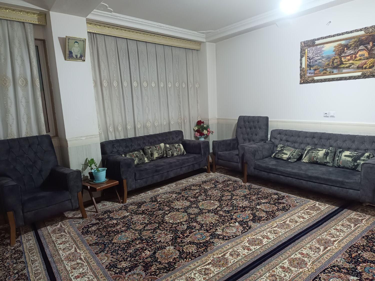مبلمان ۸ نفره راحتی|مبلمان خانگی و میز عسلی|خرمدره, |دیوار