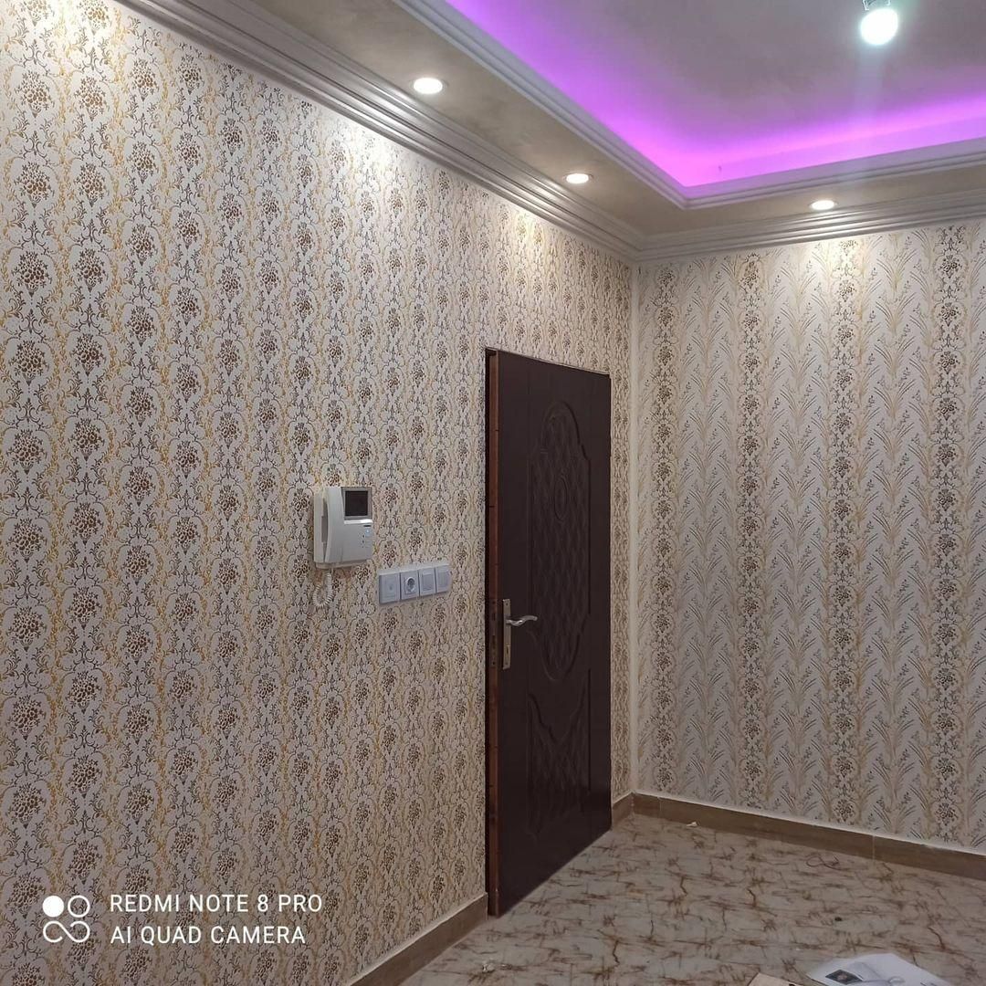 طرح کاغذ دیواری با رنگ|خدمات پیشه و مهارت|قزوین, |دیوار