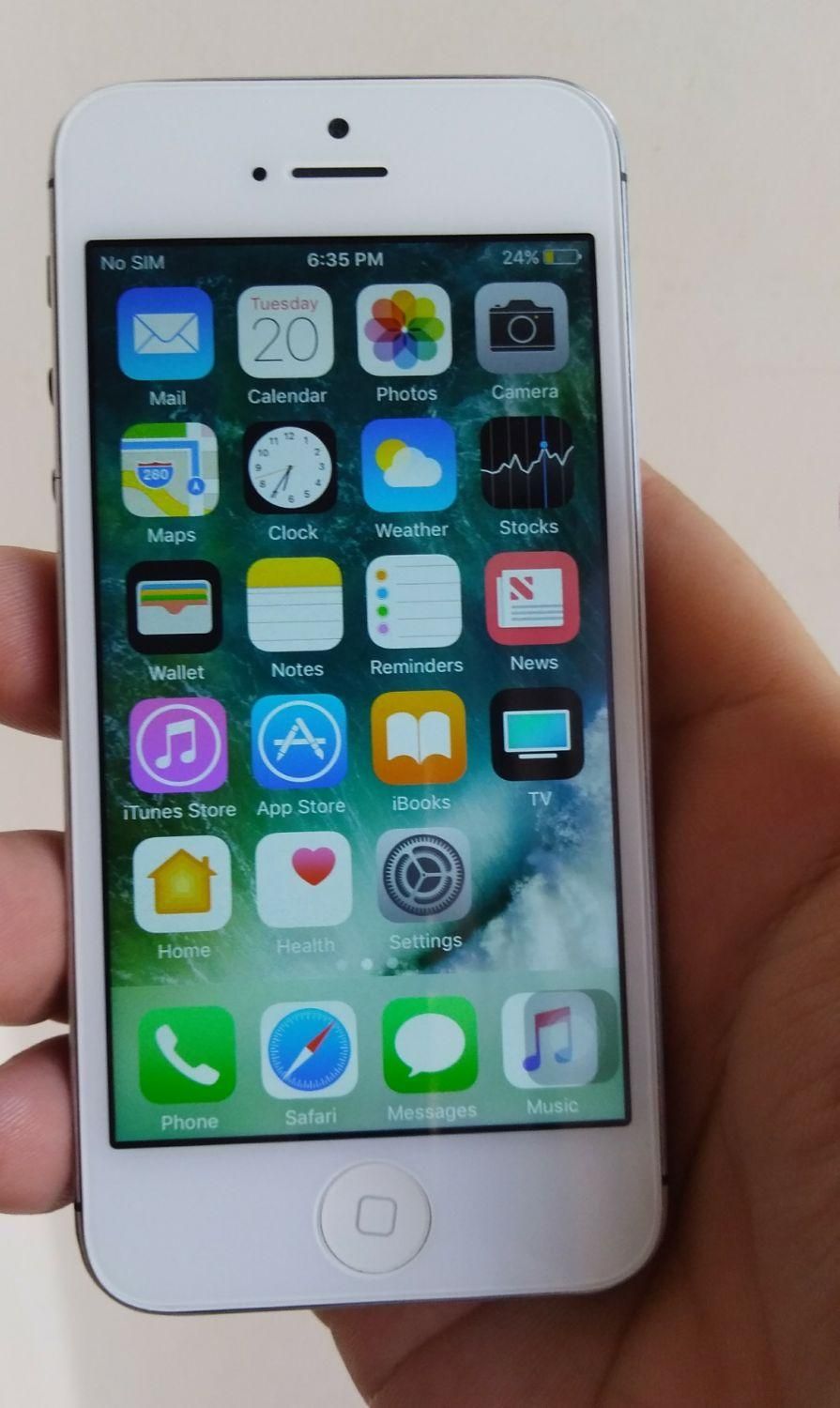 اپل iPhone 5 با حافظهٔ ۱۶ گیگابایت|موبایل|هشتگرد, |دیوار