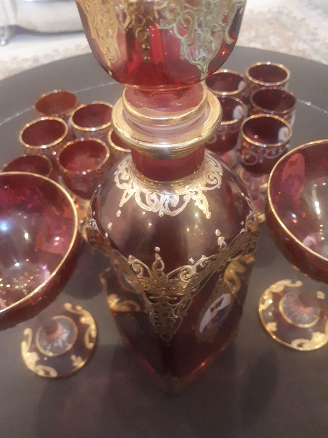 تنگ و گیلاس شاه عباسی طلاکوب|صنایع دستی و سایر لوازم تزئینی|کرج, شهرک یاس جنوبی|دیوار