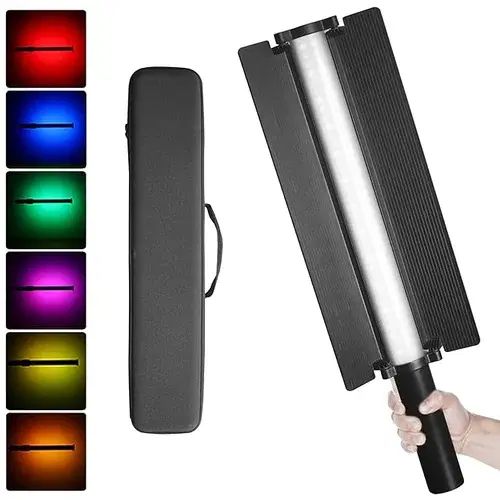 باتوم لایت RGB شیدر دار باتومی فول کالر رینگ لایت|دوربین عکاسی و فیلم‌برداری|مشهد, وکیل‌آباد|دیوار
