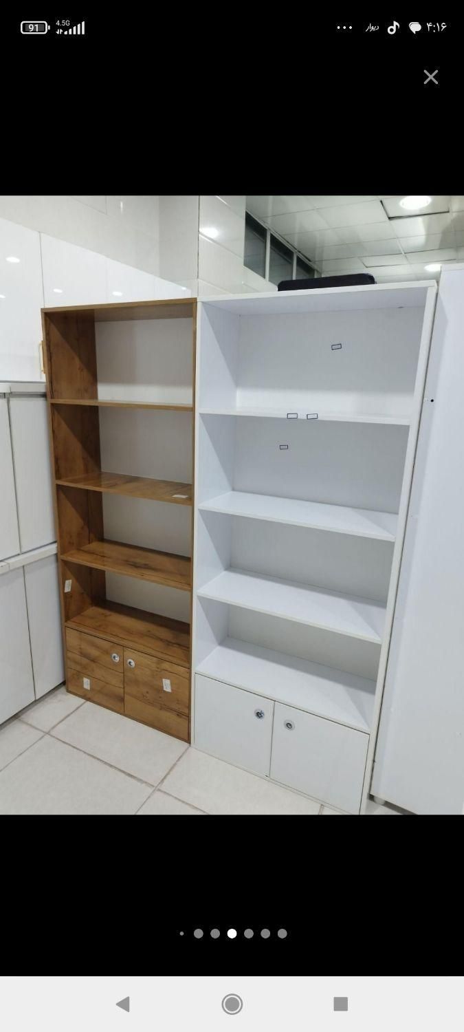 قفسه شلف ام دی اف فلزام دی اف کتابخانه|کتابخانه، شلف، قفسههای دیواری|بوشهر, |دیوار