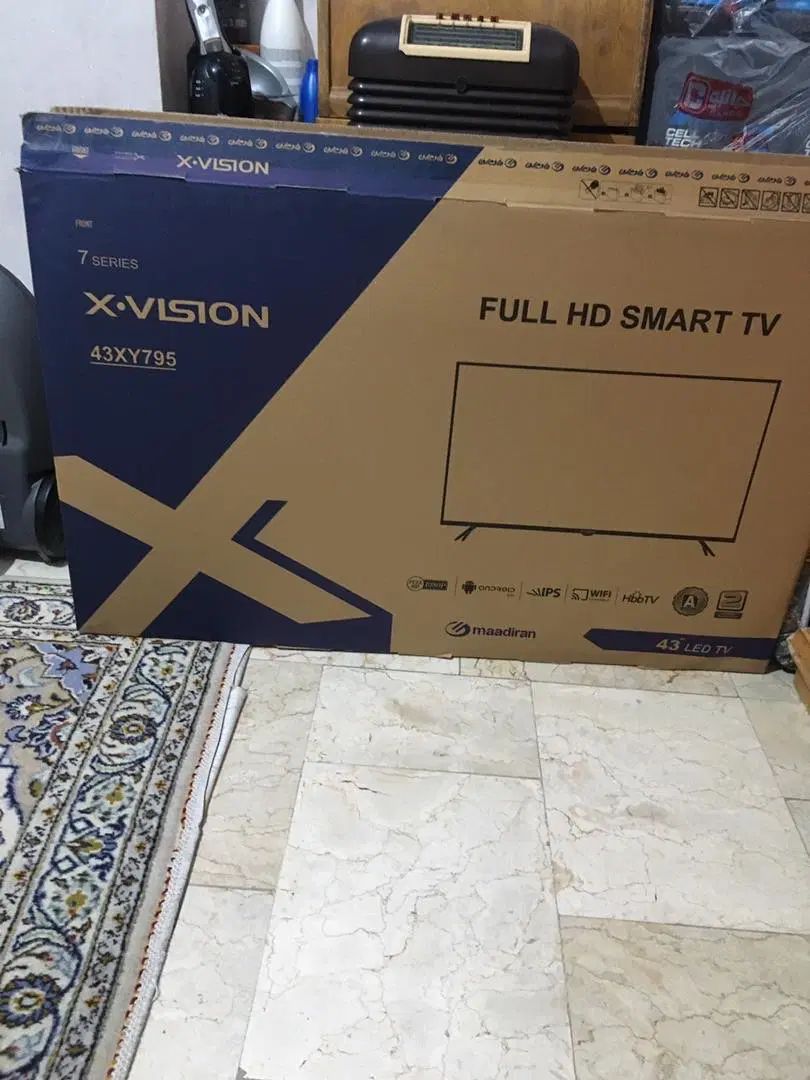 تلویزیون ۴۳اینچ xvision|تلویزیون و پروژکتور|تهران, یوسف‌آباد|دیوار