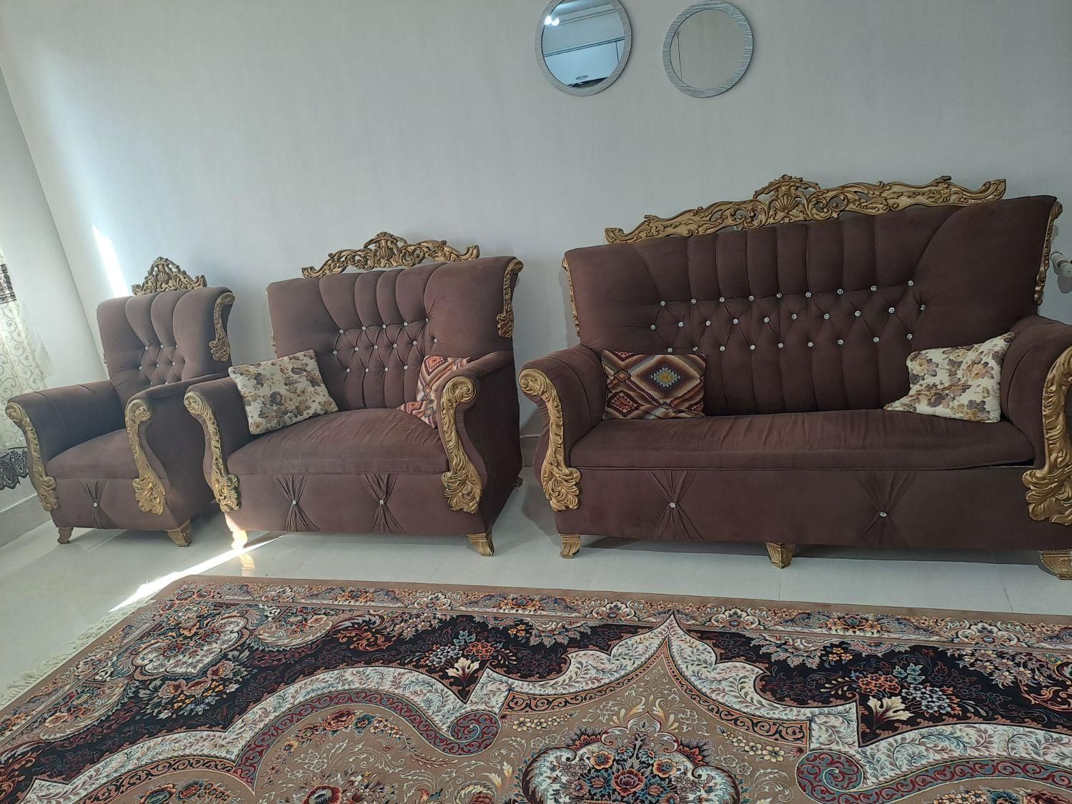مبل و عسلی (جلومبلی)|مبلمان خانگی و میز عسلی|رشت, آب آسیاب|دیوار
