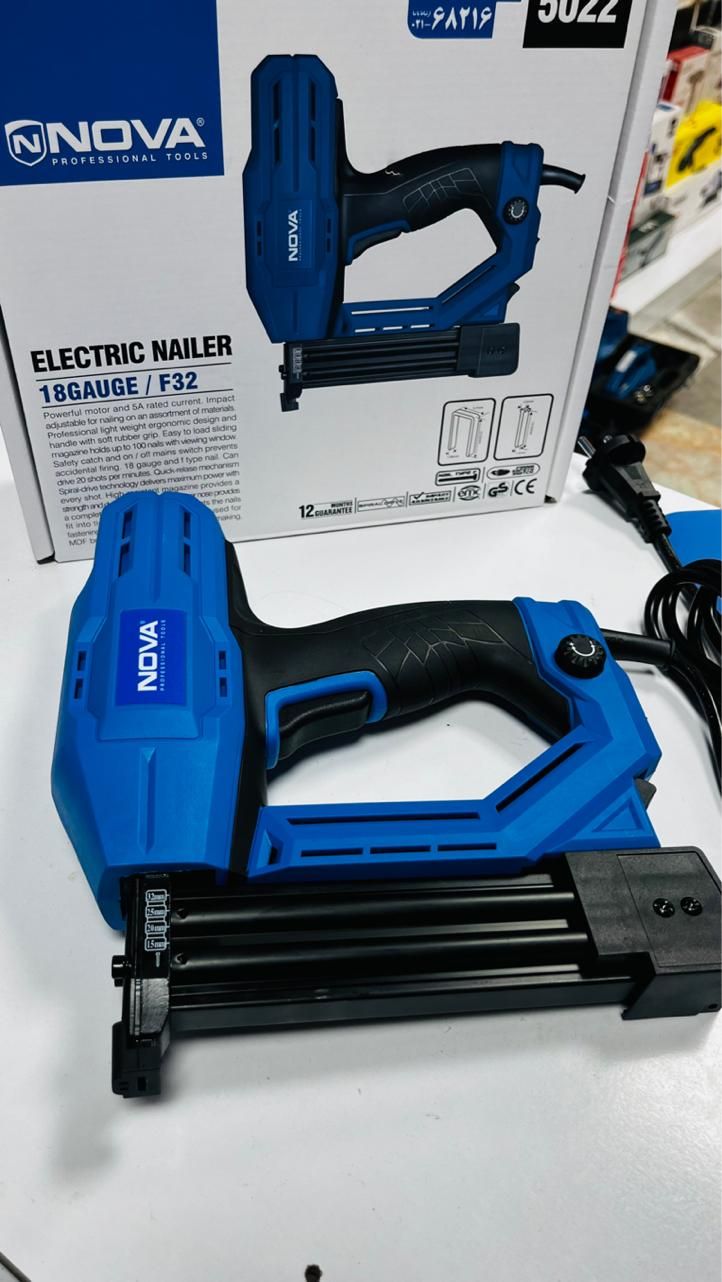 میخکوب/منگنه کوب برقی نووا|ابزارآلات|رشت, رودباری|دیوار