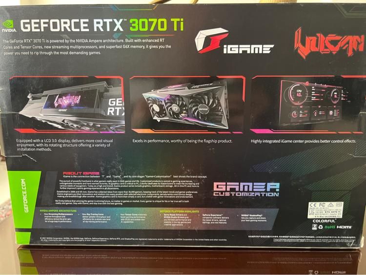 کارت گرافیک 3070ti vulcan iGame|قطعات و لوازم جانبی رایانه|تهران, ستارخان|دیوار