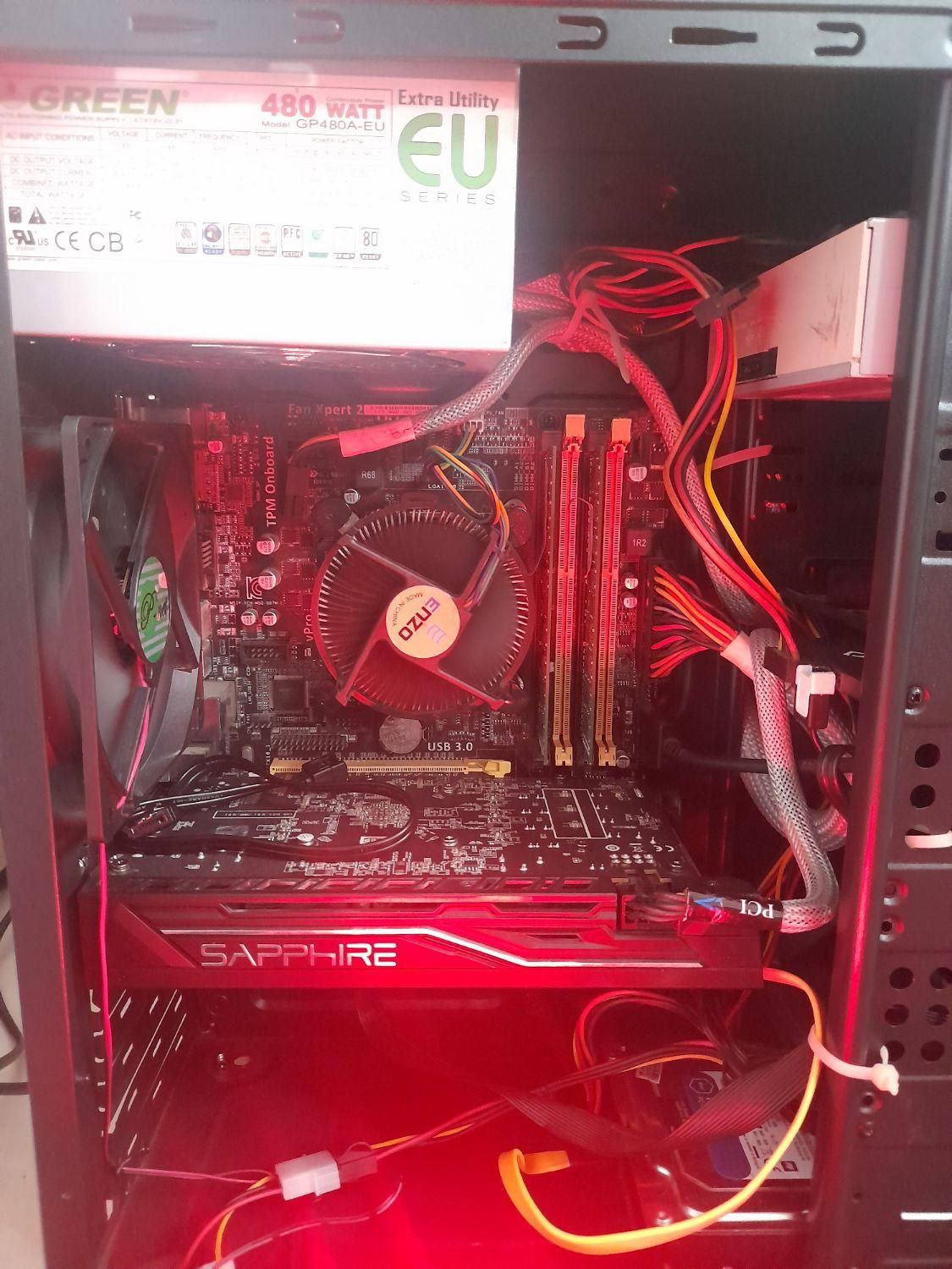 باندل نسل ۴  و rx 570|قطعات و لوازم جانبی رایانه|رشت, معلم|دیوار