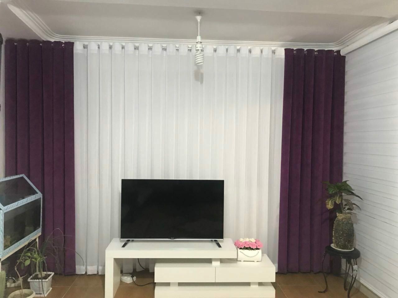 دوخت پرده پانچ0 حریر 0 پارچه 0|پرده، رانر، رومیزی|تبریز, |دیوار