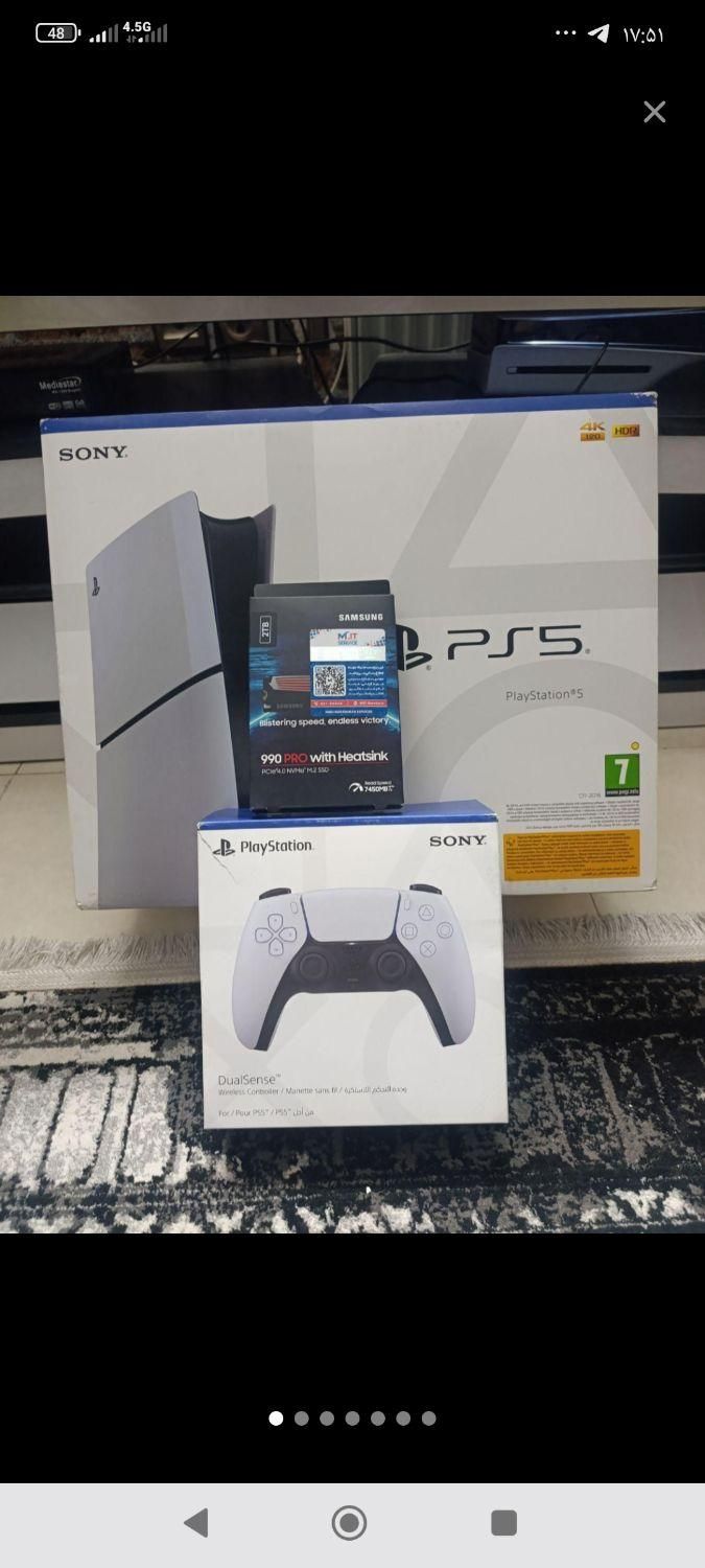 ps5 دو دسته 3 ترا با 45 عدد بازی یکماه کارکرد|کنسول، بازی ویدئویی و آنلاین|تهران, نازی‌آباد|دیوار