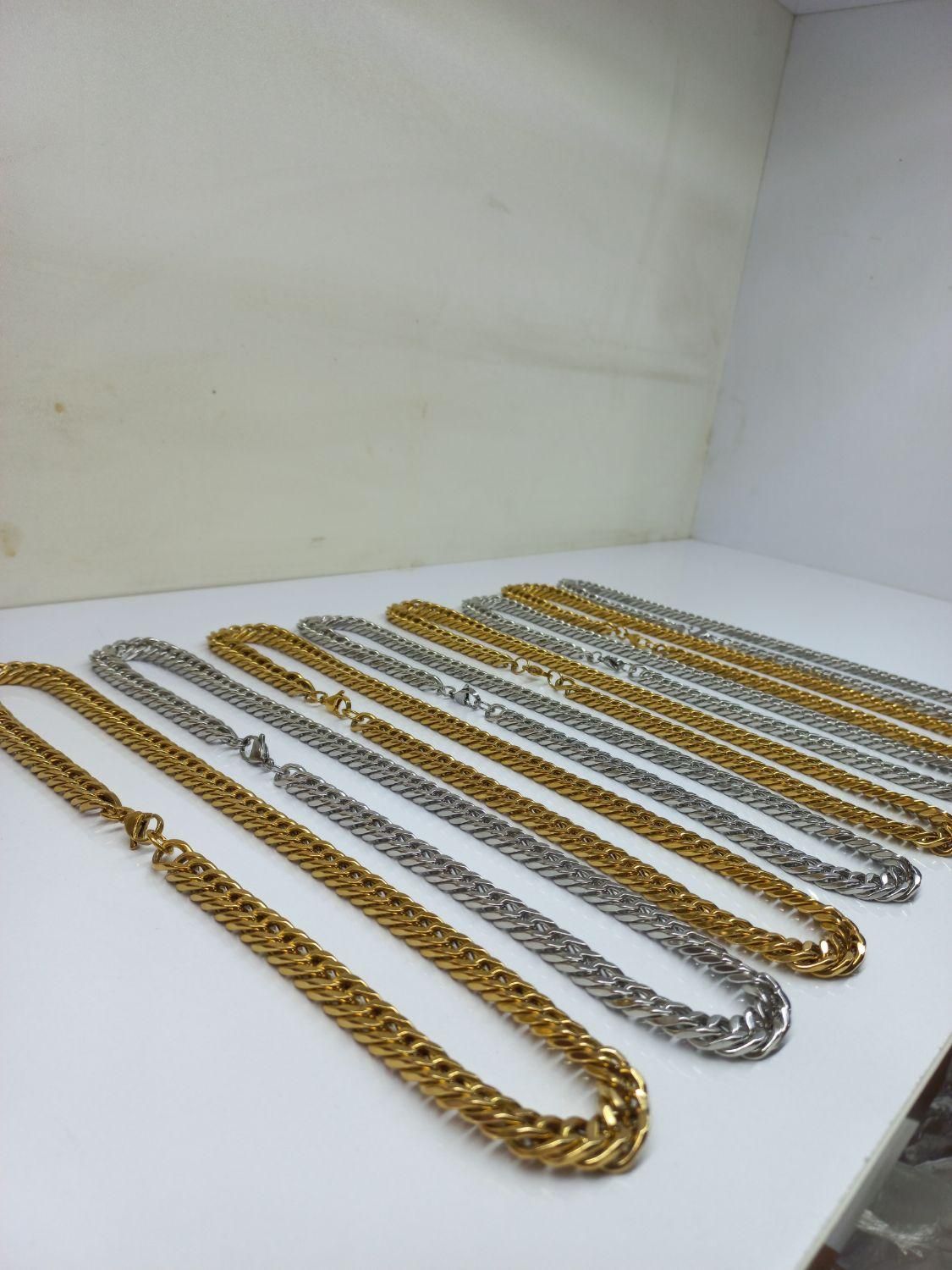 ست زنجیر دوبل استیل 316عیار مد روز با ضخامت 9M|بدلیجات|تهران, نبی اکرم|دیوار