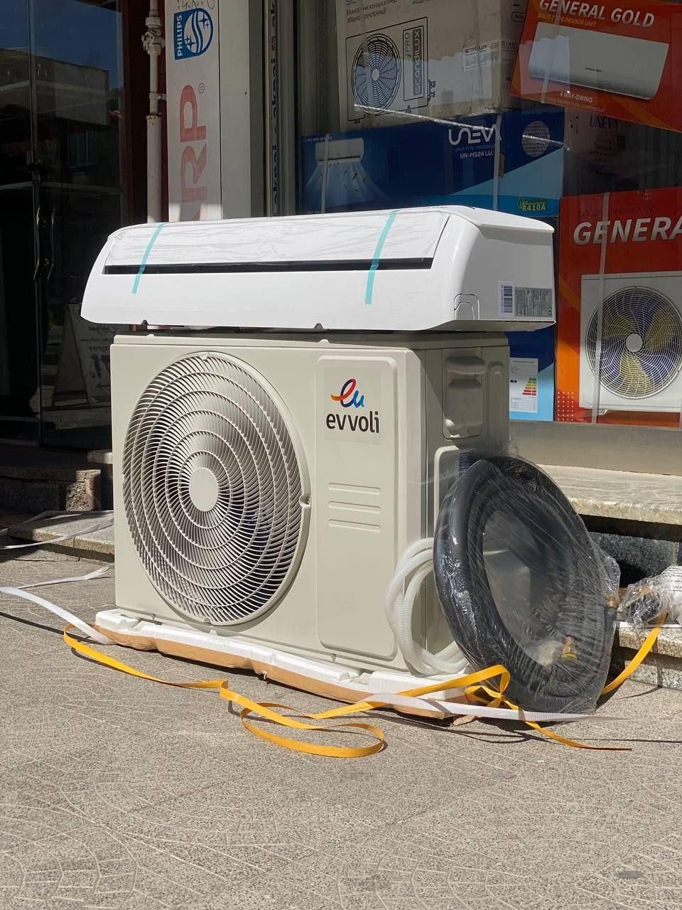 فروش ویژه کولرگازی ایوولی 12و18و24و30و....|کولر گازی و فنکوئل|قم, نیروگاه|دیوار