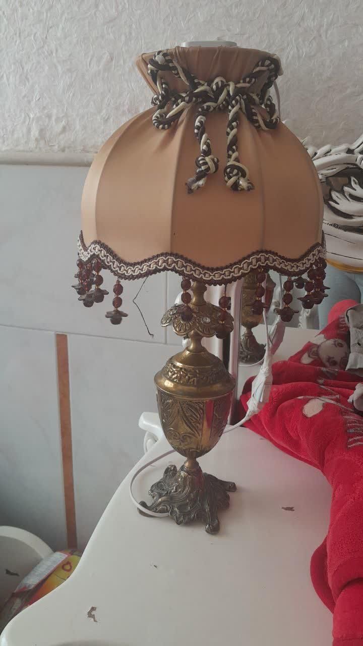 آباژور رومیزی برنز|چراغ خواب و آباژور|قم, نیروگاه|دیوار