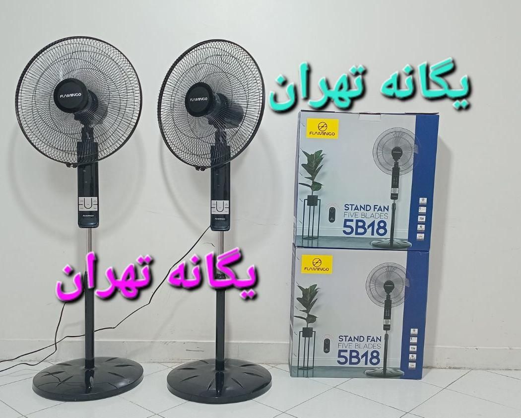 پنکه ایستاده ۱۸ اینچ ۵ پره فلامینگو ۲ سال گارانتی|پنکه و تصفیه‌کنندهٔ هوا|شهریار, |دیوار