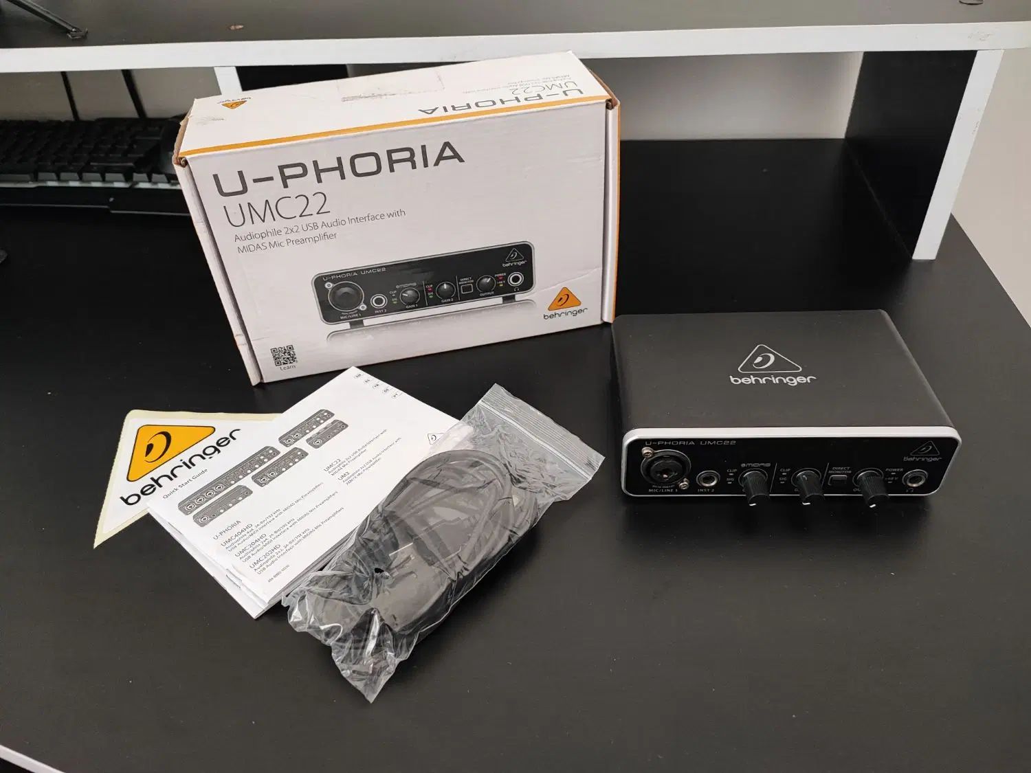 کارت صدا U-phoria Behringer UMC22|آلات موسیقی|تهران, آشتیانی|دیوار
