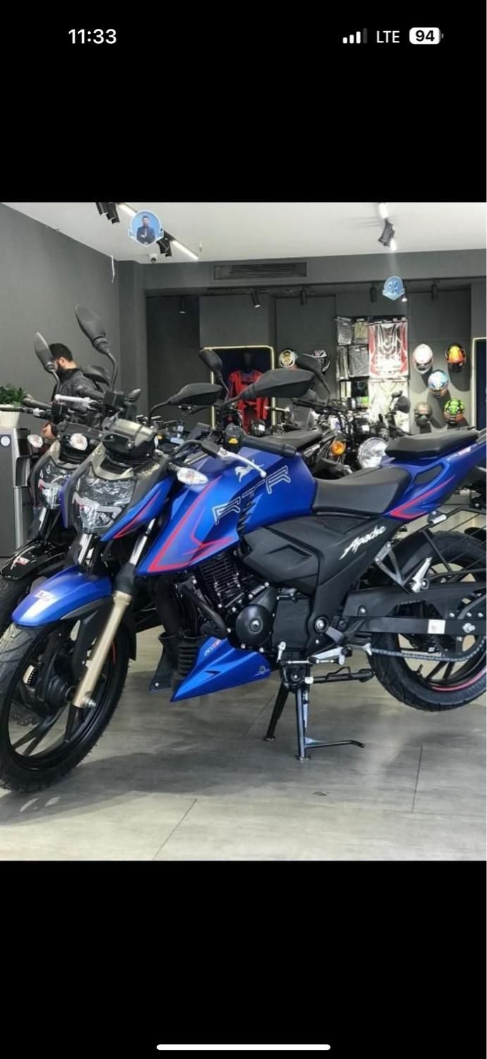 آپاچی ۲۰۰ نیو فیس مدل ۴۰۴ اقساط ۱۶ ماهه|موتورسیکلت|تهران, هفده شهریور|دیوار