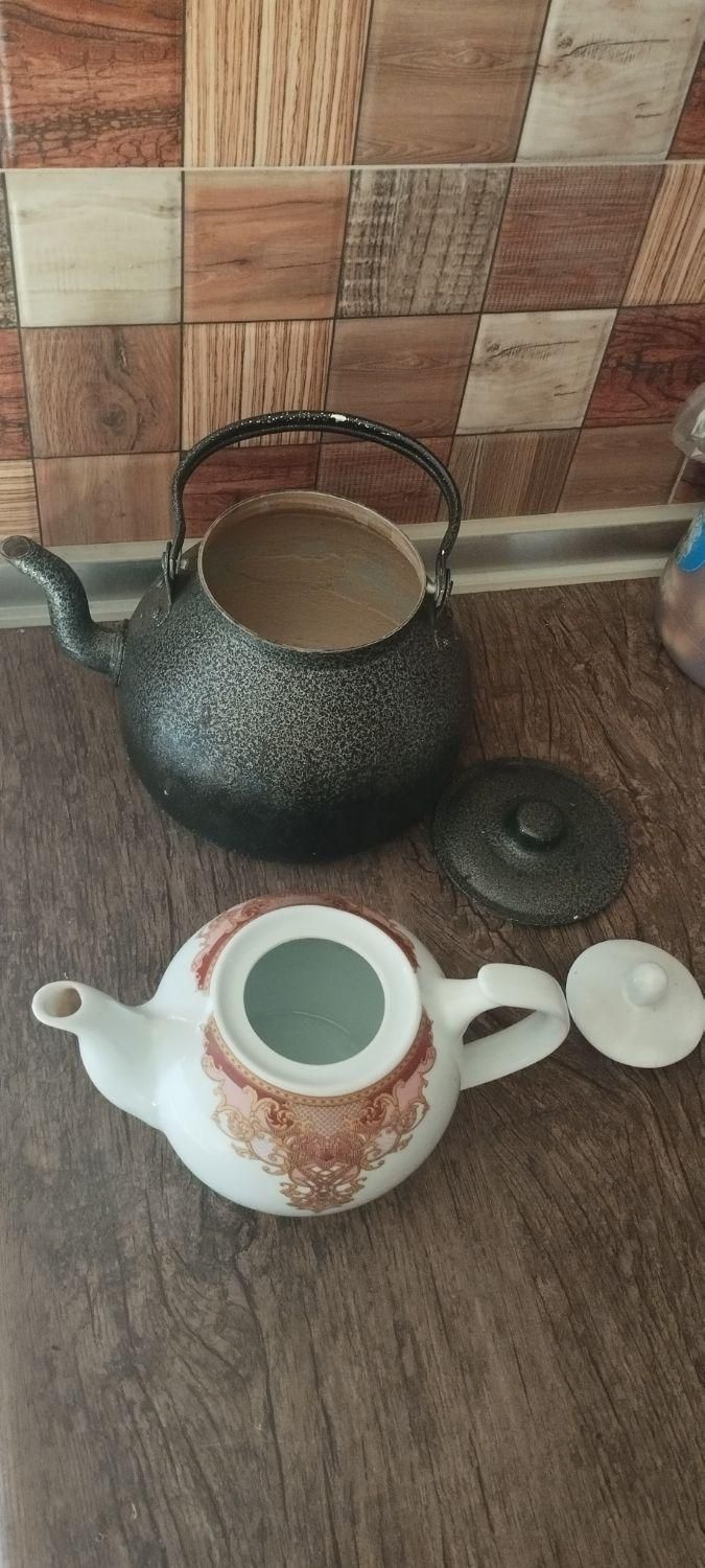 کتری قوری باهم|سماور، چای‌ساز، قهوه‌ساز|رشت, یخسازی|دیوار