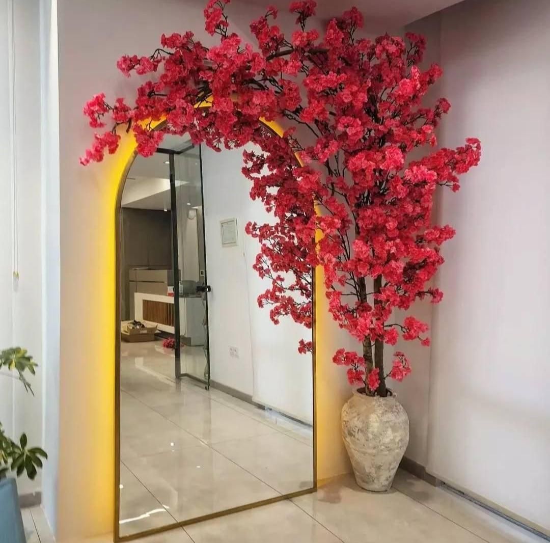 اجرای درختچه های لوکس دکوراتیو|گل مصنوعی|کرمان, |دیوار