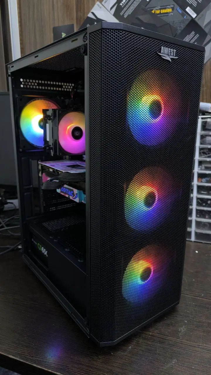 کیس گیمینگ و رندر i3 12100f + RX580 8GB|رایانه رومیزی|تهران, فلسطین (میدان انقلاب)|دیوار